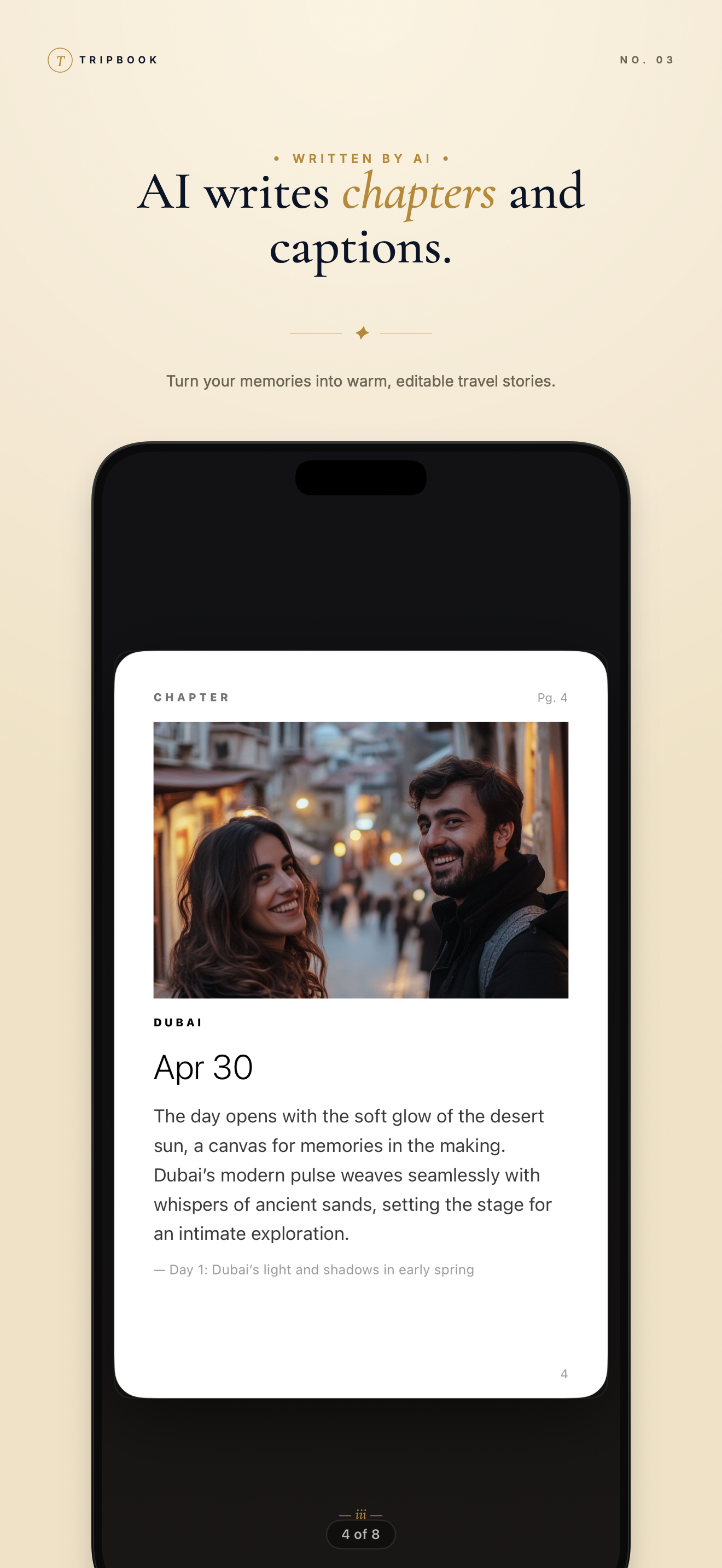 AI-written chapter with photos